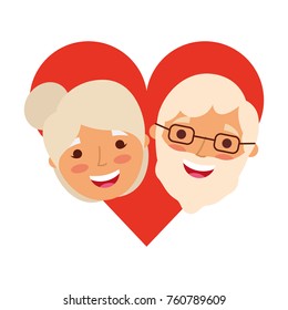 happy grandparents portrait old lovely couple in love characters
