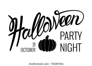 Happy greeting card or poster, inviting to a party. Lettering of the Hellen. Vector illustration with isolated elements