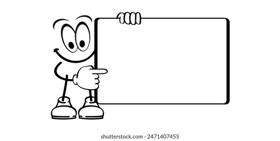 Happy groovy stickman or stick figures man. Comics types, cartoon mascot boot, shoe, foot and arm positions. Arms, hand, legs and boots clipart expressions. Human, animation character body parts.