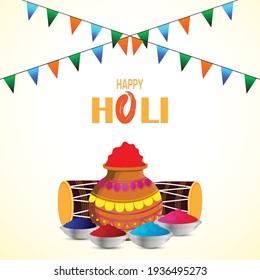 	
Happy gudi padwa holiday festival celebration greeting card