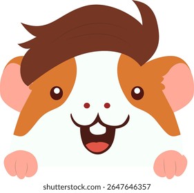 Desenho animado Happy Guinea Pig Cartoon