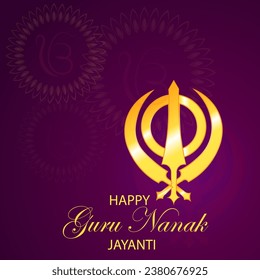 Happy Guru Nanak Jayanti Hand Drawn Illustration Creative 