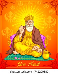 happy guru nanak jayanti illustration posters banners