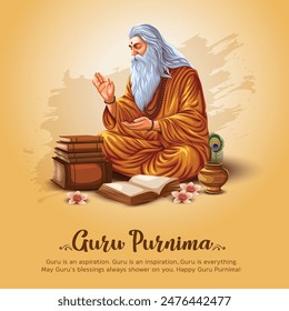 Happy guru Purnima. god abstract Vector Illustration design.	
