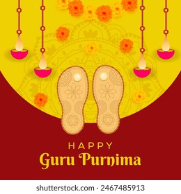 happy guru purnima greeting post and social media post