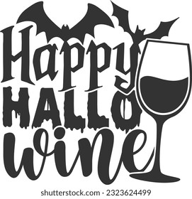 Happy Hallo Wine - Happy Halloween