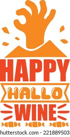 happy hallo wine vector file