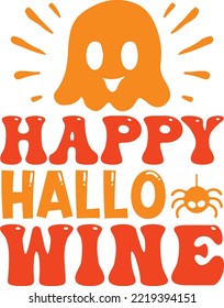 happy hallo wine vector file