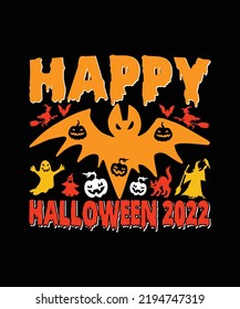 Happy Halloween 2022 T-shirt Design