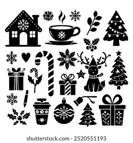 Happy Halloween 2024 silhouette vector design eps
