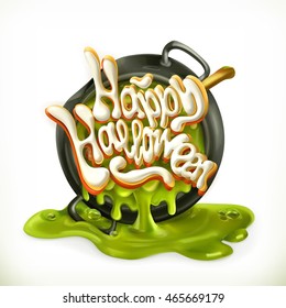 Happy Halloween 3d vector icon
