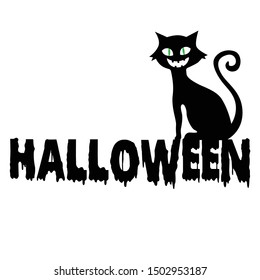 Happy Halloween Art, vector illustration
