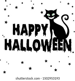Happy Halloween Art, vector illustration