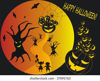 Happy halloween background