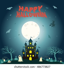 Happy halloween. Halloween background