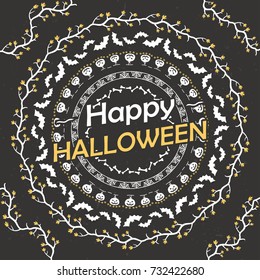 Happy Halloween Background Banner 