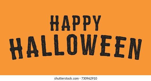 Happy Halloween Background, Halloween Background, Halloween Banner, October Holiday, Autumn Background, Creepy Text, Vector Illustration Background