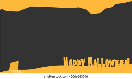 Happy Halloween Background with copy space area