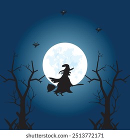 Happy Halloween. Background design for Halloween  poster or Fashionable Decoration  Halloween party.