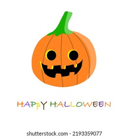 Happy Halloween background illustrations card.