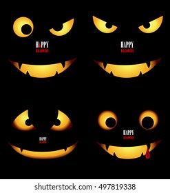 Happy Halloween background with Halloween pumpkin. Vector illustration.