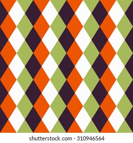 Happy Halloween Background. Seamless pattern. Collection of seamless patterns in the traditional holiday colors. 
