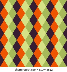 Happy Halloween Background. Seamless pattern. Collection of seamless patterns in the traditional holiday colors. 