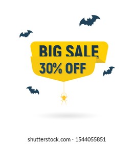 happy halloween background trick or treat - halloween sale design banner big sale - banner special sale