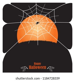 Happy halloween and background Vector
