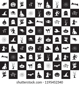 Happy halloween and background Vector