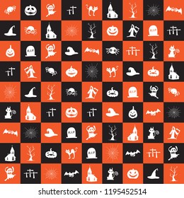 Happy halloween and background Vector