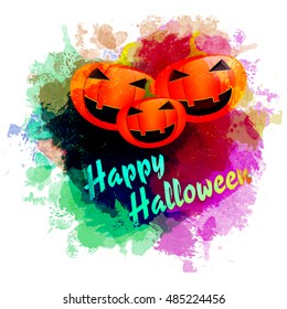 Happy halloween background ,happy halloween vector .
