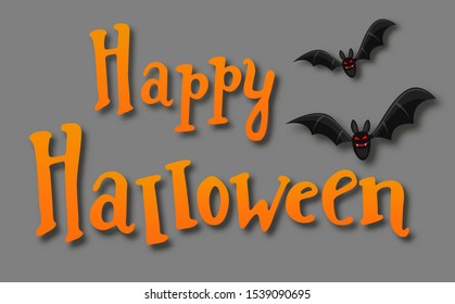 Happy Halloween background. Vector Illustration