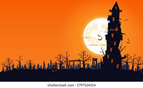 Halloween Moon Images Stock Photos Vectors Shutterstock