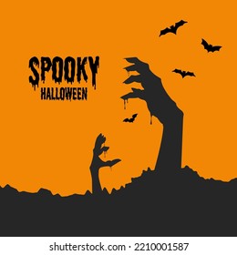 Feliz ilustración vectorial de fondo de halloween.