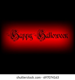 Happy Halloween background. Vector illustration. Design element for festive greeting cards, poster, banner, web, party flyer, scrapbook, wallpaper. 