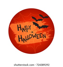 Happy Halloween background. Vector illustration