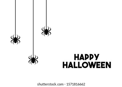happy halloween background vector isolated