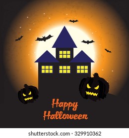 Happy Halloween background/poster.vector