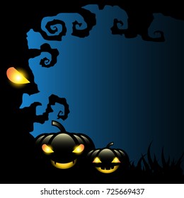 Happy halloween background,vector illustration