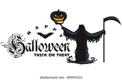 Happy Halloween Badge and Label