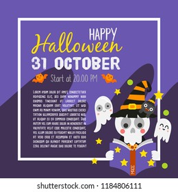Happy Halloween Banner.