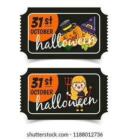 Happy Halloween banner.