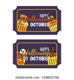 Happy Halloween banner.