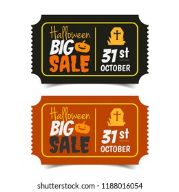 Happy Halloween banner.