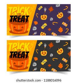 Happy Halloween banner.
