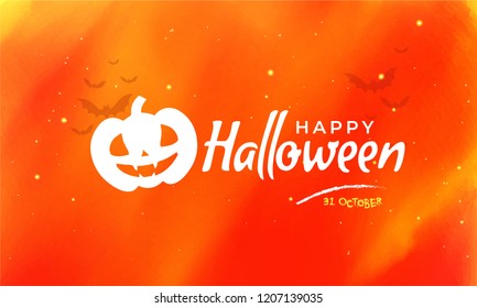 Happy Halloween Banner Background