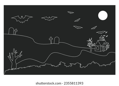 Feliz banner de Halloween o diseño de vectores de fondo de Halloween 