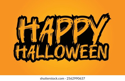 Happy Halloween Banner Design, Happy Halloween design template