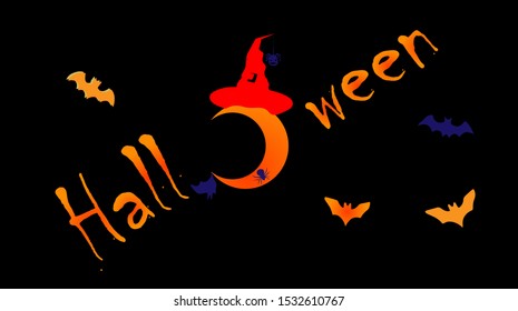 Happy Halloween.
Halloween banner design. Vector illustration.